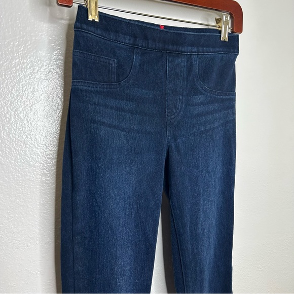 Spanx Jeanish Dark Wash Pull on Legging XS - Picture 4 of 8